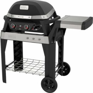 Weber - Pulse 2000 Electric Outdoor Grill with Cart - Black