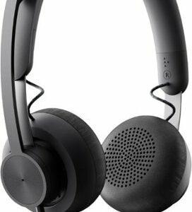 Logitech - Zone 750 Wired Noise Canceling On-Ear Headset - Black