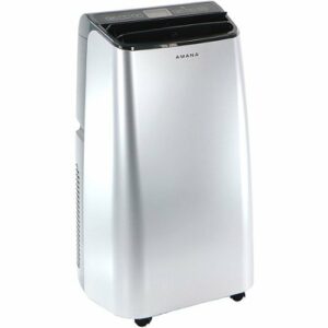 Amana - 450 Sq. Ft. Portable Air Conditioner - Silver/Gray