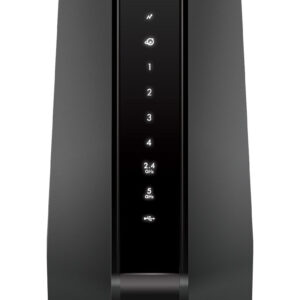 NETGEAR - Nighthawk AX2700 Router with 32 x 8 DOCSIS 3.1 Cable Modem - Black