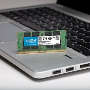 Crucial - 32GB (2PK 16GB) 3200MHz speed PC4-25600 DDR4 SODIMM Laptop Memory Kit - Green