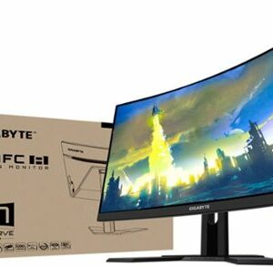 GIGABYTE - G27FC A 27" LED Curved FHD FreeSync Premium Gaming Monitor (HDMI, DisplayPort, USB) - Black