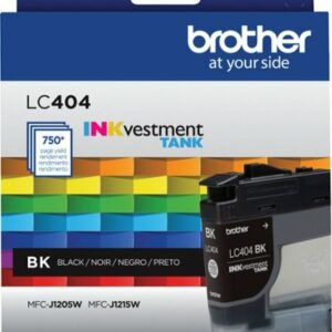 Brother - LC404BK INKvestment Tank Ink Cartridge - Black