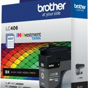 Brother - LC406BK INKvestment Tank Ink Cartridge - Black