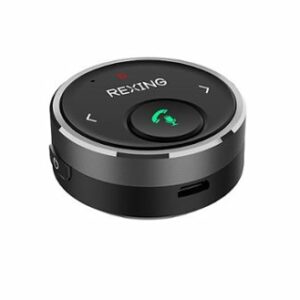 Rexing - AUXB0 Bluetooth Receiver/Bluetooth Audio Adaptor for car, speaker, and DVD player - Black