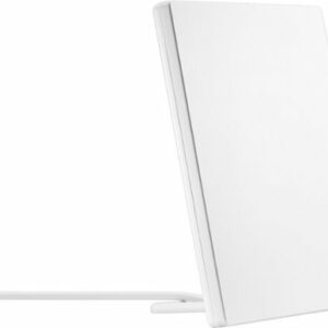 Best Buy essentials™ - Multidirectional Indoor HDTV Antenna - 30 Mile Range - Off-white