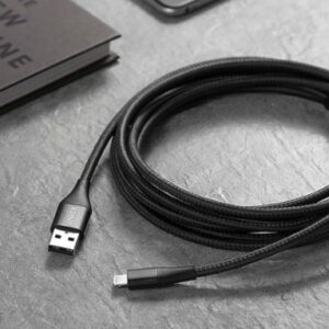 Anker - Powerline+ II USB-A to Lightning Cable 10-ft - Black