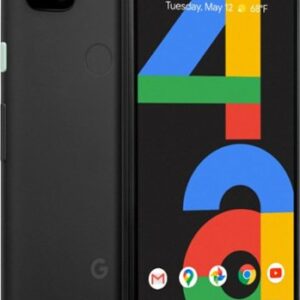 Google - Geek Squad Certified Refurbished Pixel 4a 128GB (Unlocked) - Just Black