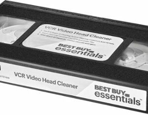 Best Buy essentials™ - VCR Video Head Cleaner - Black