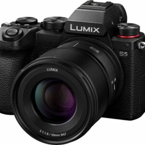 Panasonic - LUMIX S Series Camera Lens, 50mm F1.8 L-Mount Lens for Mirrorless Full Frame Digital Cameras, S-S50 - Black