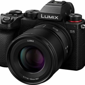 Panasonic - LUMIX S Series Camera Lens, 50mm F1.8 L-Mount Lens for Mirrorless Full Frame Digital Cameras, S-S50 - Black