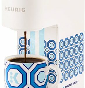 Keurig - Limited Edition Jonathan Adler K-Mini Single Serve K-Cup Pod Coffee Maker - White