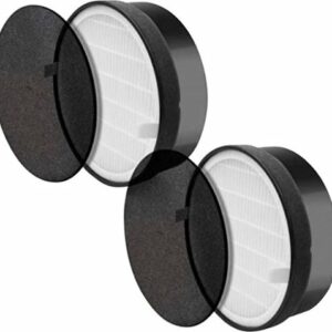 Levoit - True HEPA Replacement Filter for Aerone Purifier - 2pk - White