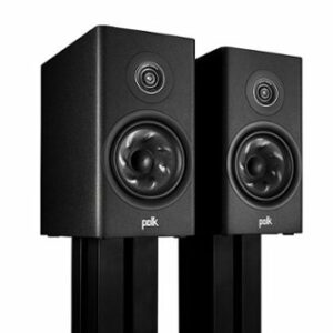 Polk Audio - Polk Reserve R200 Bookshelf Speaker, 1" Pinnacle Ring Tweeter & 6.5" Turbine Cone Woofer, Dolby Atmos & IMAX Enhanced - Black