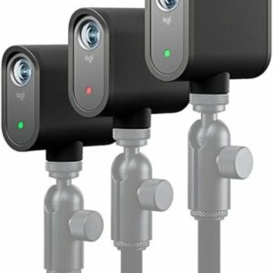 Logitech - Mevo Start Live Streaming Camera 3-Pack HD Action Camera - Black