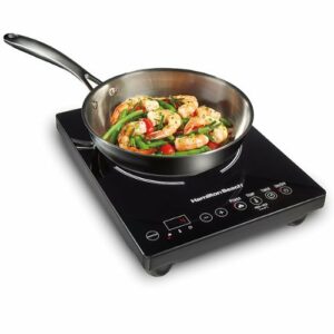 Hamilton Beach - 10" Modular Electric Induction Cooktop - Black