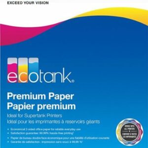 Epson - EcoTank Premium Printer 8.5" x 11" 500-Counter Paper