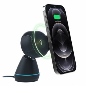 iOttie - Aivo Connect Alexa Built-in Universal Dash & Windshield with 10W Qi Wireless Charging Mount for Mobile Phones - Black