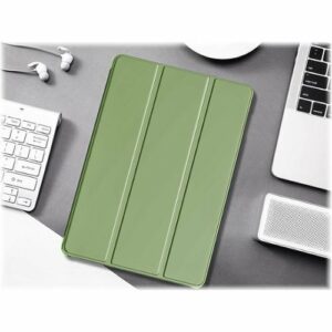 SaharaCase - Tri-Fold Folio Case for Amazon Fire HD 10 (2021) - Olive Green