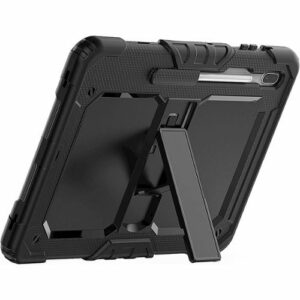 SaharaCase - DEFENSE Series Case for Samsung Galaxy Tab S7 FE and Tab S8 Plus - Black