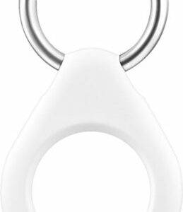 Insignia™ - Key Ring Case for Apple AirTag - White