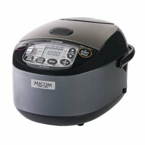 Zojirushi - 5.5 Cup Umami Micom Rice Cooker & Warmer - Metallic Black