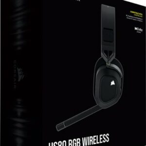 CORSAIR - HS80 RGB Wireless Gaming Headset for PC, Mac, PS5, PS4 - Carbon