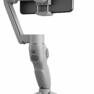 Zhiyun - Smooth Q-3 Compact Folding 3-Axis Gimbal Stabilizer for phones w/ Built-in LED Video Light with detachable tri-pod stand - Gray