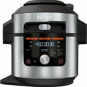 Ninja - Foodi 14-in-1 8qt. XL Pressure Cooker & Steam Fryer with SmartLid - Stainless/Black