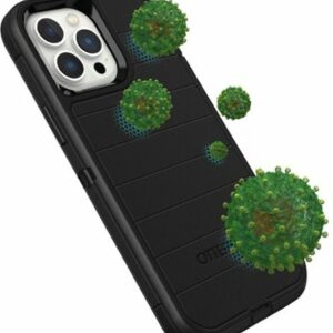 OtterBox - Defender Series Pro Hard Shell for Apple iPhone 13 Pro Max and iPhone 12 Pro Max - Black