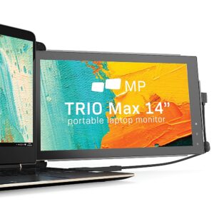 Mobile Pixels - Trio Max Portable LCD Monitor, 14'' Full HD IPS (Single Pack Monitor) - Black