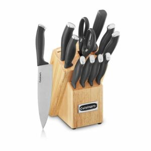 Cuisinart - ColorPro Collection 12-Piece Cutlery Set - Black