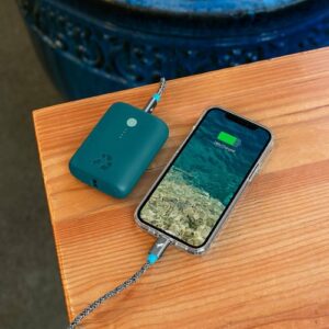 Nimble - Eco-Friendly CHAMP Portable Charger (10K mAh, 18W PD) - Turquoise