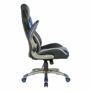 OSP Home Furnishings - Ice Knight Gaming Chair in - Blue