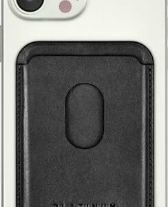 Platinum™ - Horween Leather RFID Wallet for iPhone Series 15, Series 14, iPhone Series 13 and iPhone Series 12 - Black