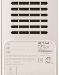 NETGEAR - EAX12 AX1600 WiFi 6 Mesh Wall Plug Range Extender