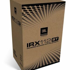 JBL - IRX112BT 1300W Powered 12” Portable Speaker with Bluetooth - Black