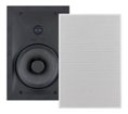 Sonance - VP66 THIN LINE RECTANGLE SINGLE SPEAKER - Visual Performance Thin Line 6-1/2" 2-Way In-Wall Speaker (Each) - Paintable White