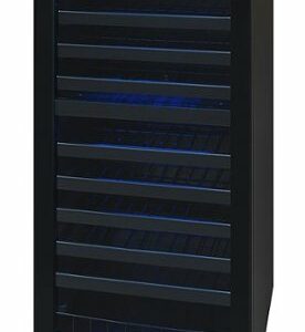 Vinotemp - 110-Bottle Dual Zone Wine Cooler with Touch Screen - Black