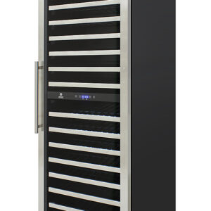 Vinotemp - 155-Bottle Dual Zone Wine Cooler - Silver