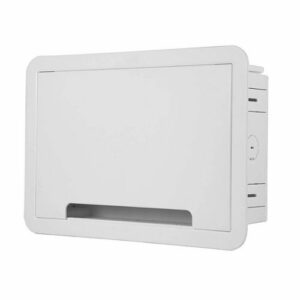 Sanus - TV Media In-Wall Box - 9" - White