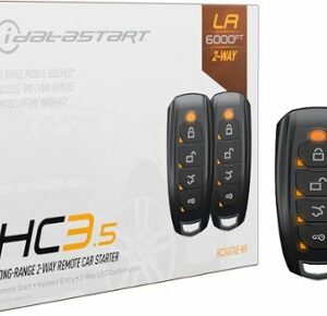 iDataStart - HC3.5 2-Way LED Remote Start System - Installation Included - Black