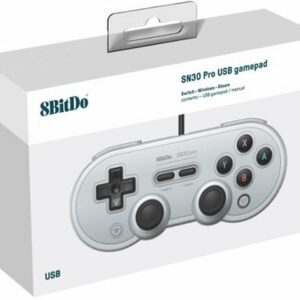 8BitDo - SN30 Pro USB Gamepad - Gray