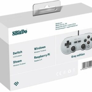 8BitDo - SN30 Pro USB Gamepad - Gray