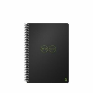 Rocketbook - Core Smart Reusable Notebook Lined 6" x 8.8" - Infinity Black