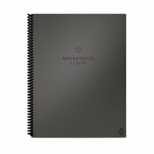 Rocketbook - Core Smart Reusable Notebook Lined 8.5" x 11" - Infinity Black