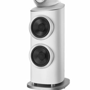 Bowers & Wilkins - 800 Series Diamond 1" Diamond Tweeter, 6" Midrange in Turbine Head, Dual 10" Woofer Floorstanding Speaker (each) - White