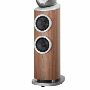 Bowers & Wilkins - 800 Series Diamond 1" Diamond Tweeter, 5" Midrange in Turbine Head, Dual 7" Woofer Floorstanding Speaker (each) - Walnut