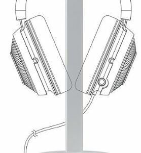 Razer - Base Station V2 Chroma USB Hub Headset Stand with USB 3.1 Hub and 7.1 Surround Sound powered by Chroma™ RGB - Mercury