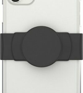 PopSockets - PopGrip Slide Stretch Cell Phone Grip & Stand - Black